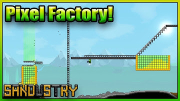 The GREATEST PIXEL FACTORY GAME! | Sandustry Demo
