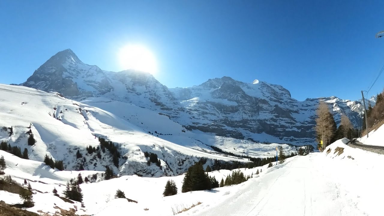 Swiss Alps Ski Run | Grindelwald GoPro Ski POV - Part 2