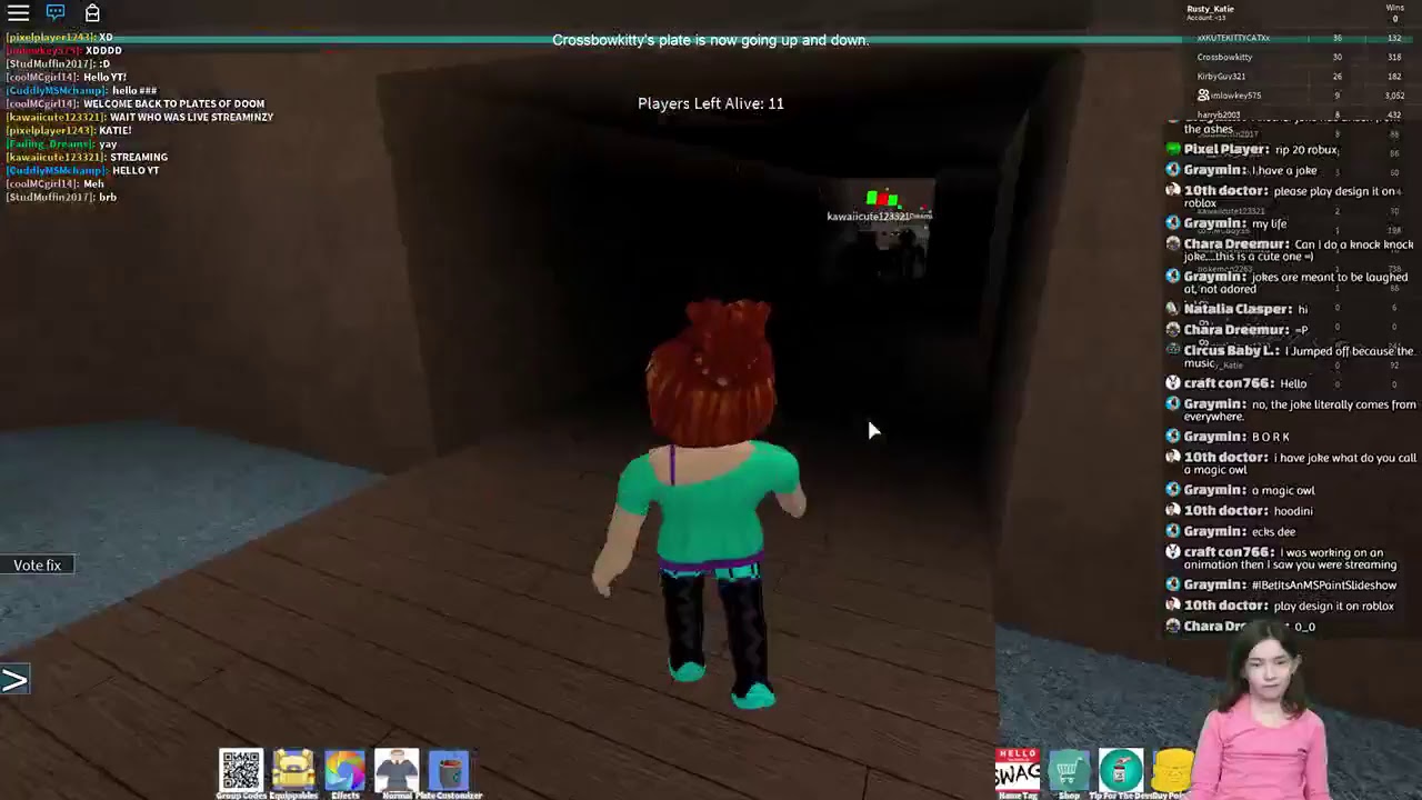 Katie Plays Roblox Come Play With Me Youtube - katie roblox