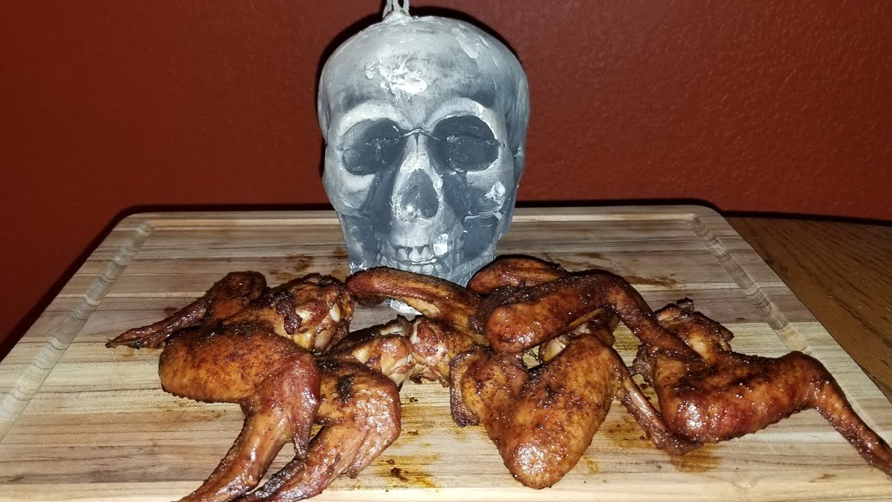 Smoked BBQ Chicken Wings Oklahoma Joe's Bronco YouTube