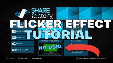 How To Do Flicker Effect On Sharefactory (Tutorial)