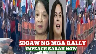 ESCUDERO TUMANGGAP NG CIF DAW?  MGA NAG RALLY NANGALAMPAG PARA IMPEACH SI SARAH | BANATBY VS TULFO