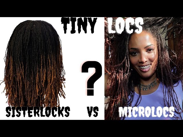 Microlocs vs Sisterlocks: What's the Difference? (Complete 2023 Guide!) -  Womanly & Modern