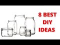 DIY / 8 Best Ideas from recycled Glass jars /Kitchen decor