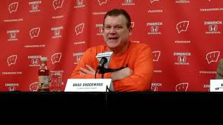 Brad Underwood @Wisconsin postgame 2020