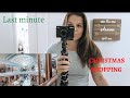 Vlog | last minute Christmas shopping