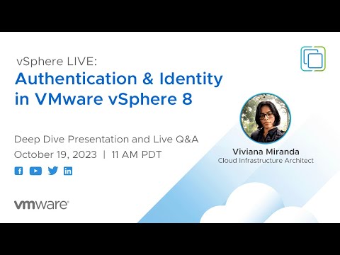 vSphere LIVE: Authentication & Identity in VMware vSphere 8 - YouTube