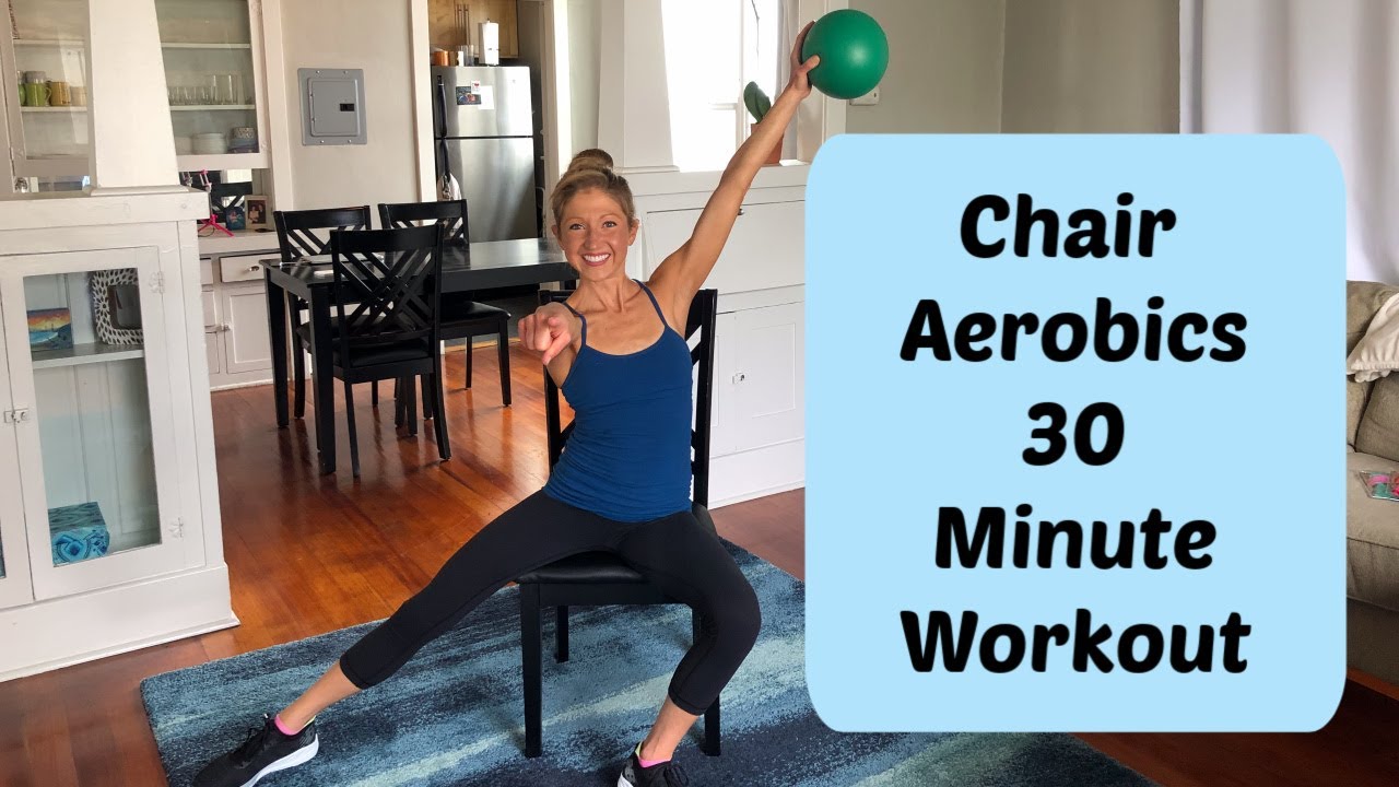 Chair Aerobics Workout. 30 Minute Chair Fitness Class 