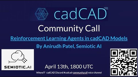 cadCAD Community Call #18: CadR - Reinforcement Learning Agents in cadCAD Simulations