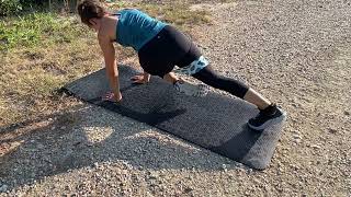 Plank Crossover