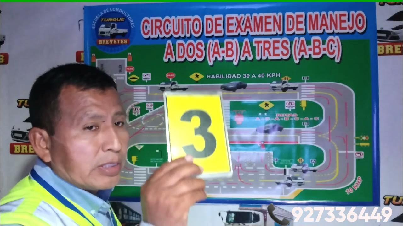 Orientación del Examen de manejo A2B/TUNQUE BREVETES 2021 YouTube