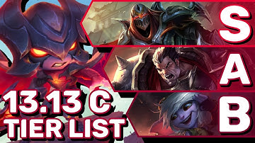 My Strategy & Tierlist For Climbing Patch 13.13-C | TFT Guide Teamfight Tactics