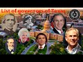 List of governors of Texas