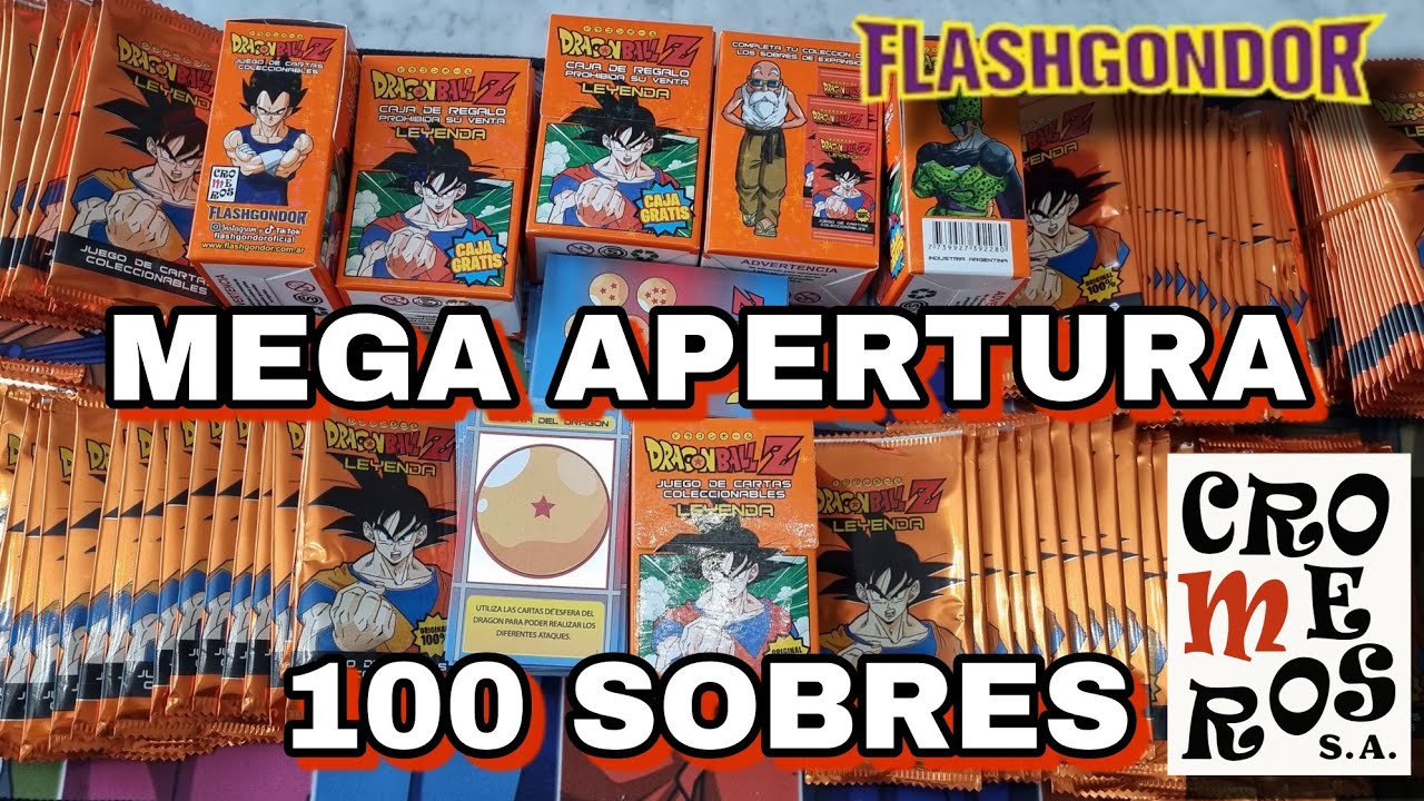 Unboxing ÉPICO 100 sobres DBZ Leyenda ¡Colección Completa 2025!