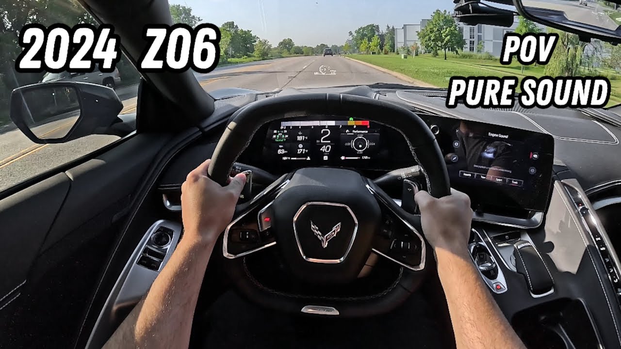 2024 Z06 Corvette POV Drive (670HP V8) - 4K Pure Sound - YouTube