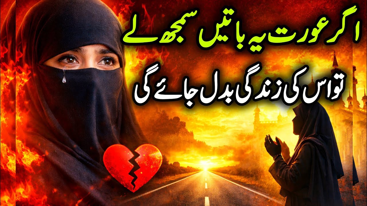 ✅Agar Aurat Ye Batein Samajh Le To Uski Zindagi Badal Jayegi💯#allahkaishara 