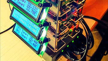 Raspberry Pi 3 Cluster With 16x2 i2c LCD Screens Part 2