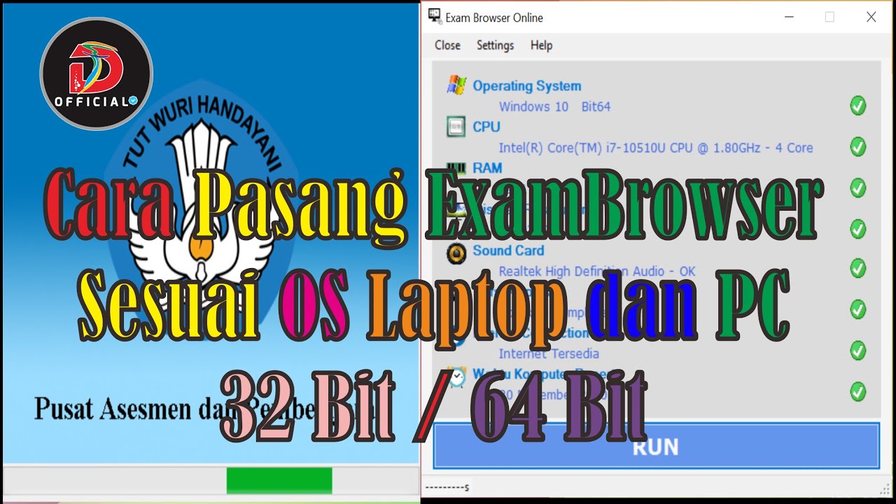 Cara Pasang ExamBrowser Ujian AKM 2021 sesuai OS Laptop dan PC