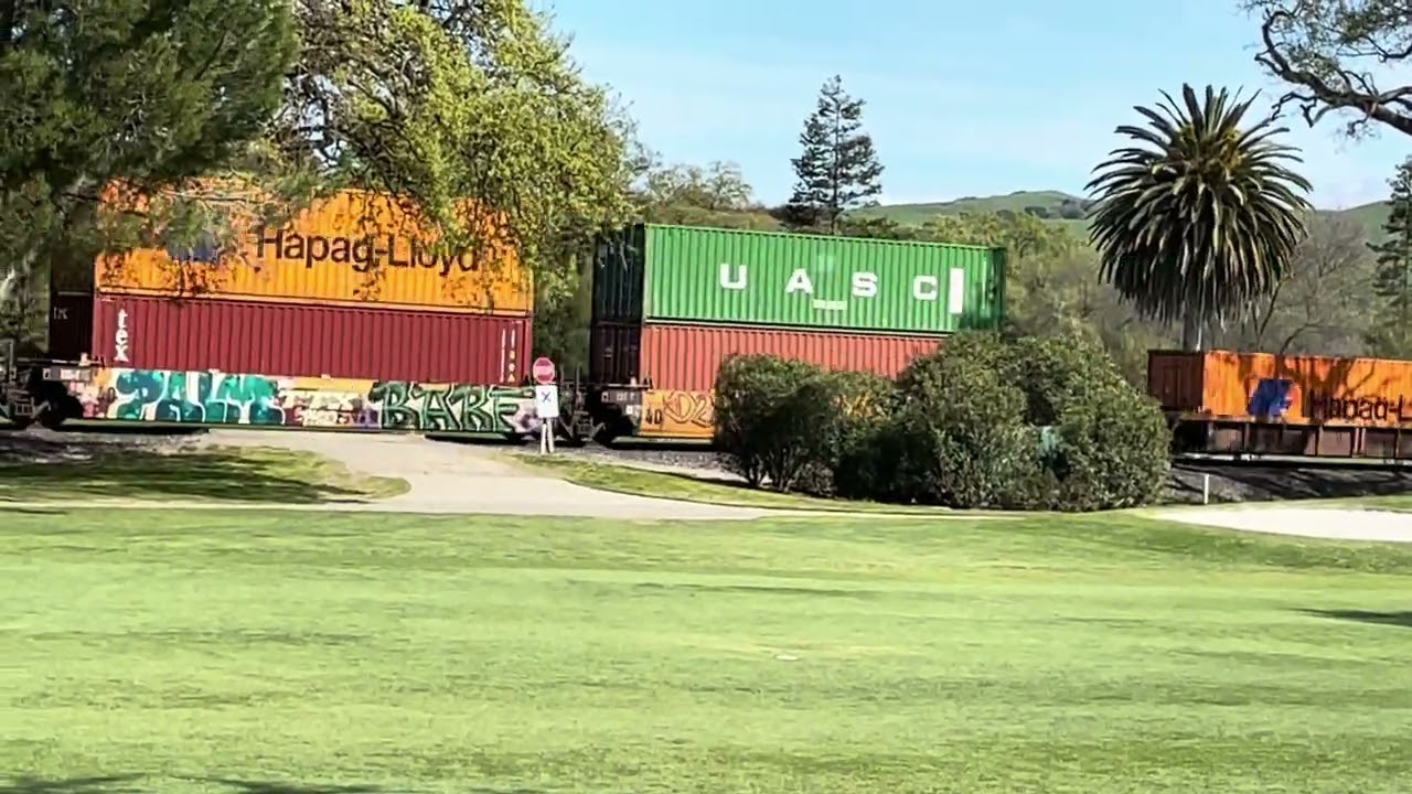 Up 7233 IOANP going through castlewood in Pleasanton