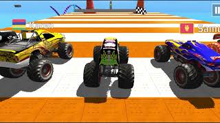 Monster Truck Mega Ramp Extreme Racing - Impossible GT Car Driving #15 - Gadi game - Android Game