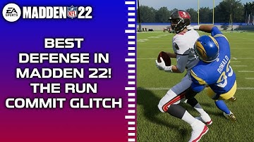 THE BEST DEFENSE IN MADDEN - THE RUN COMMIT GLITCH - Madden 22 Tips!
