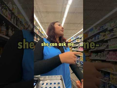 Rude Karen Interrupts Walmart Employee