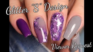 HOW TO: Glitter "S" Design with Dip Powder and Dip Liquids screenshot 5
