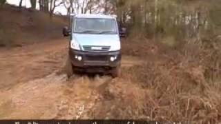 Emily Padfield drives the Iveco Daily 4x4