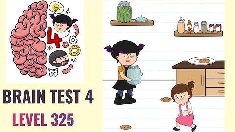 🧠 Brain Test 4 Level 325 | I must save my cookies! | Walkthrough