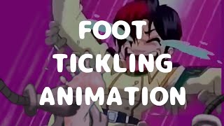 ?足の裏?くすぐりアニメ　?foot tickling anime?　江口夏海／突撃パッパラ隊　3話　