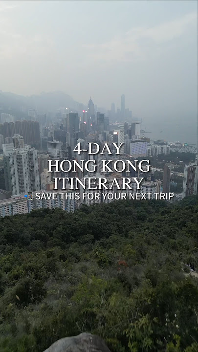 4-day Hong Kong Itinerary for first-timers 🇭🇰 #hongkong #travel #hongkongitinerary #hongkongtravel