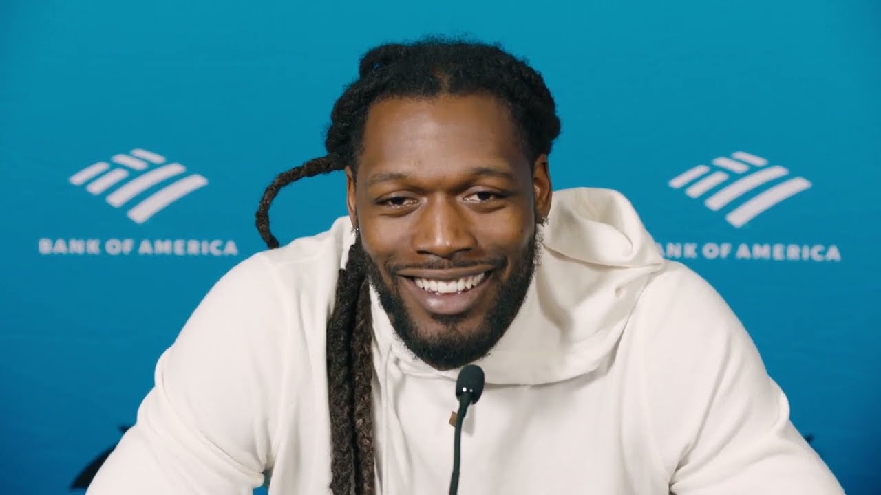 Jadeveon Clowney Talks Signing with Carolina Panthers (Full Press  Conference) - Carolina Blitz