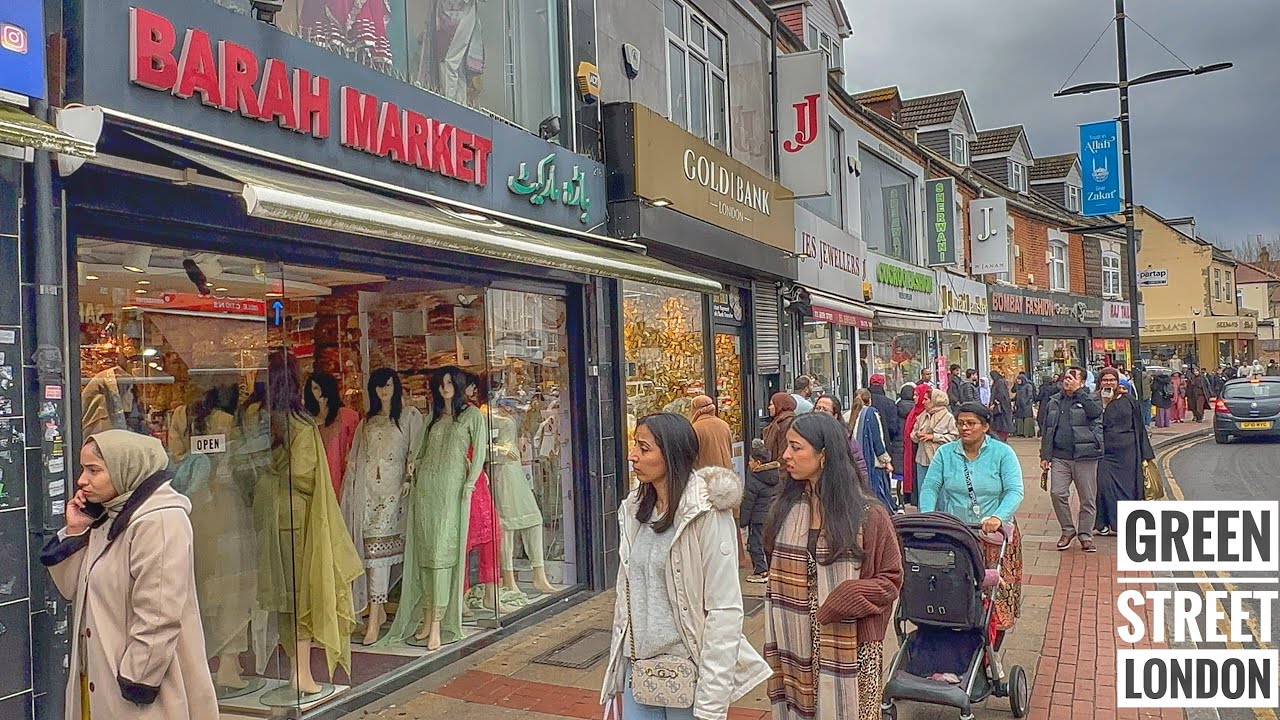 London's Walking 2025 | Green Street London Eid Shopping Walking Tour | Green Street London