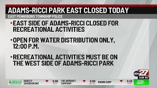 Portion of East Pennsboro park closed for water distribution