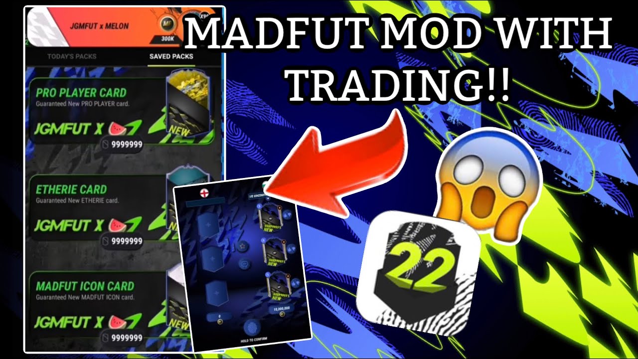 Madfut 22 mod with TRADING!! || JGMFUTXMELONFUT