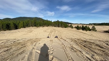 Lil slowmo action with the Polaris RS1 and the Rzr Turbo at Sand lake Oregon Dunes