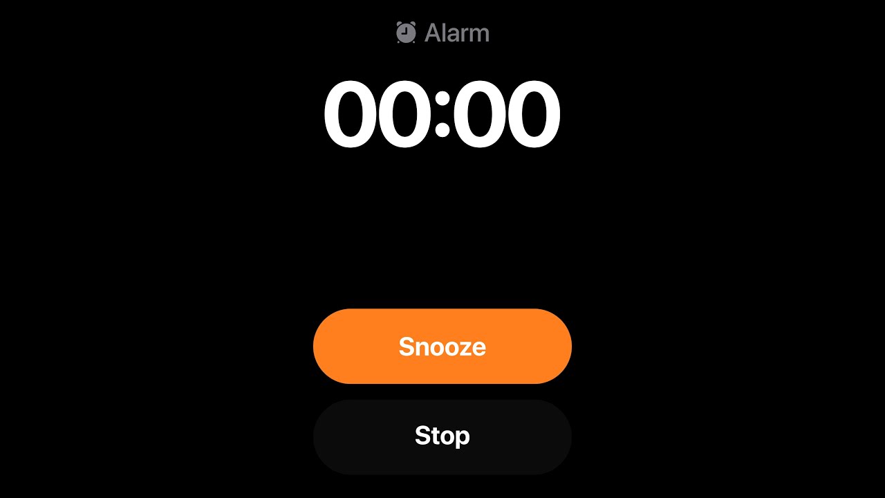 iPhone Alarm Screen Animation (0am to 3am) with Radar Sound Effect ...