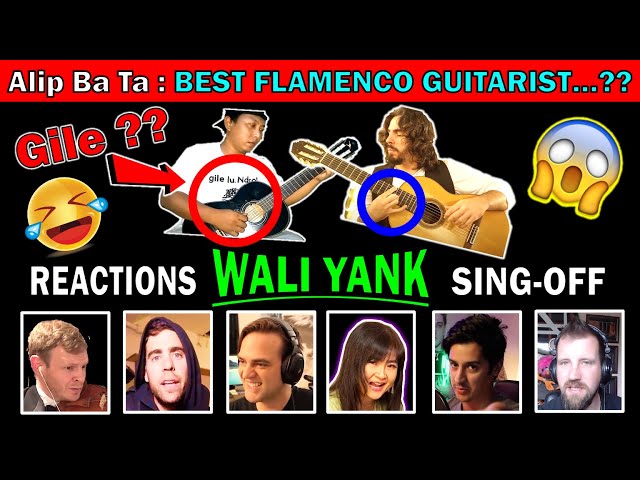 😱ALIP BA TA Best Flamenco Guitarist⁉️Wali Yank SING-OFF | REACTION | Jess Mancuso u0026 WORLD MUSICIANS🔥 class=