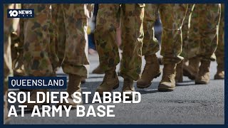 Soldier Stabbed At Brisbane’s Gallipoli Barracks | 10 News