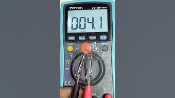 He tested the operation of the Thermisto NTC component with hot temperatures