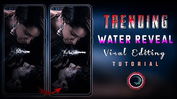 How to make water Reveal text Animation video tutorial in hindi | Viral alight motion text effects