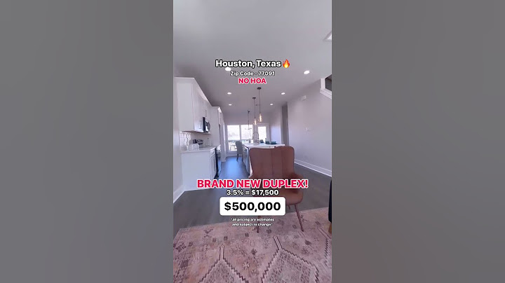 📍 Houston Texas DUPLEX For Sale Near Medical Center