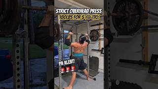 Overhead Press PR! 180lbs x 5 @ 170