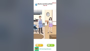 Annoying Puzzle Game Level 22 Resolve Marital Conflicts Walkthrough Solution