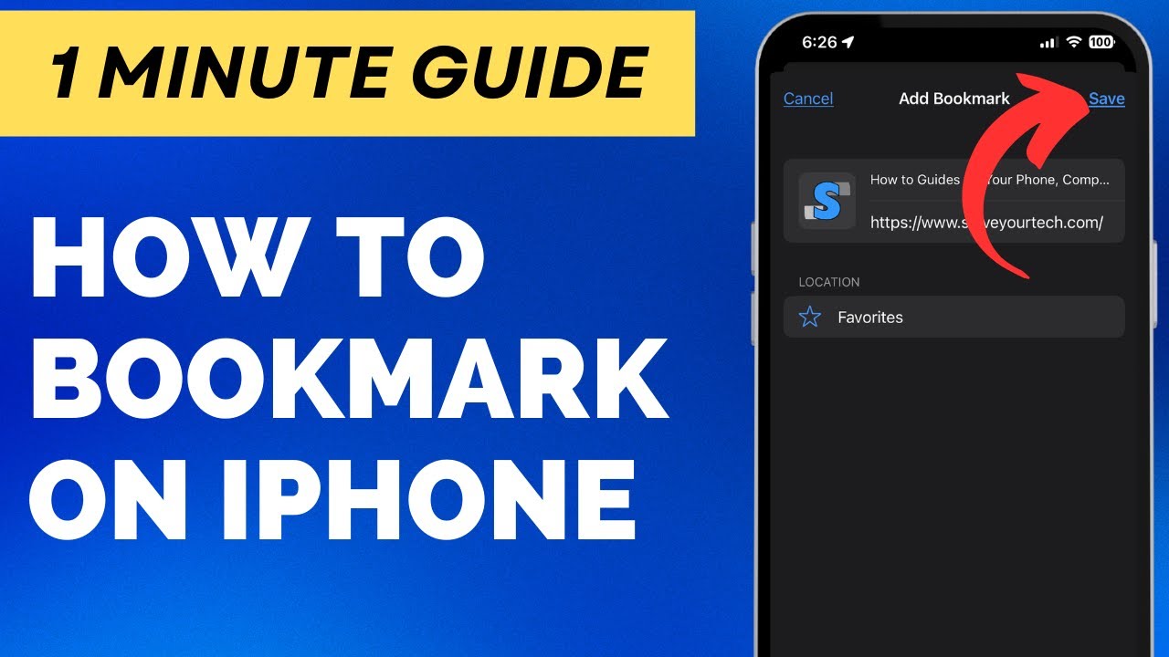 How to Bookmark on iPhone: Quick & Easy Guide