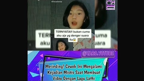 Merinding||INILAH KEJADIAN MISTIS Dari LAGU LATHI||