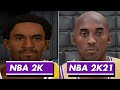 Evolution of Kobe Bryant Face & Ratings: NBA 2K - NBA2K21