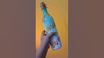 Full tutorial video is on my channel #shorts #bottleart #tutorial