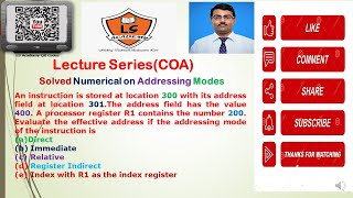 AKTU EXAM |COA KCS302 | Numerical  on Addressing Modes(Important) |addressing modes