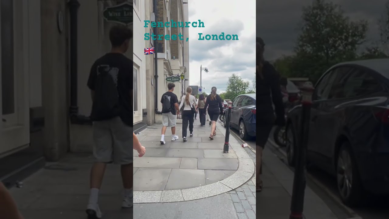 City Walk In London UK 4K HDR 